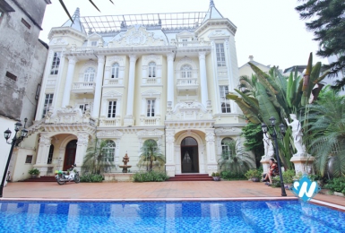 A charming house with swimming pool for rent in Au co st, Tay Ho District